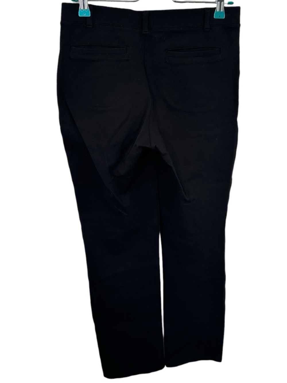 Quince Ultra Stretch Ponte Straight Leg Pants Black Small - Picture 8 of 9